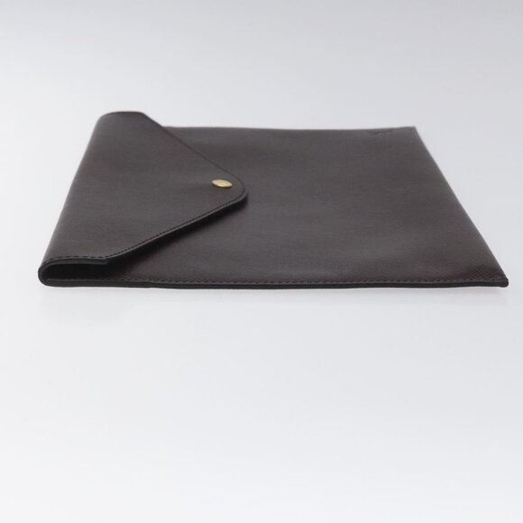 LOUIS VUITTON Taiga Document Case Clutch Bag Acajou M99087 LV Auth JB083 - Picture 4 of 16